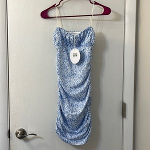 Princess Polly Penney mini dress blue floral